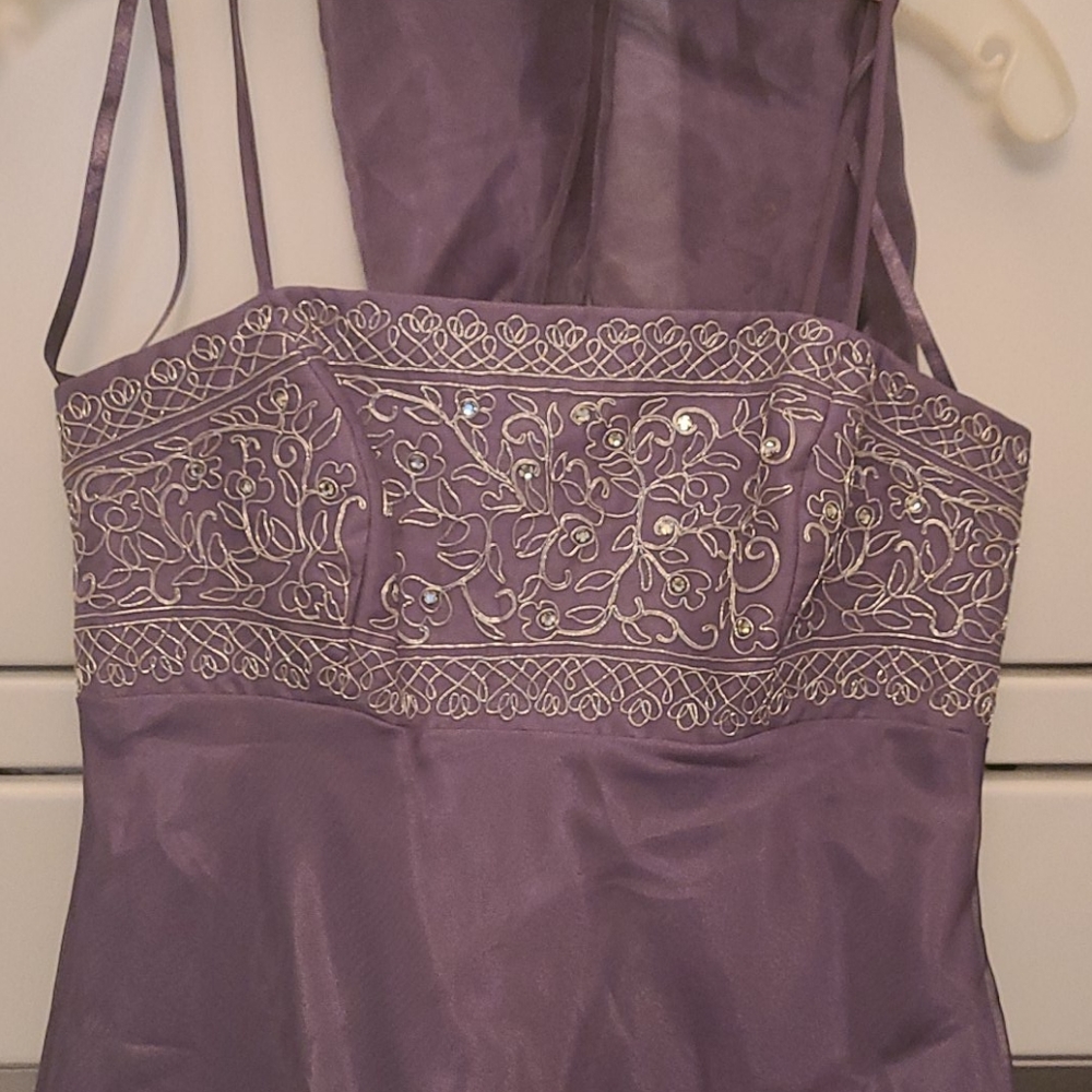 Beautiful purple gown